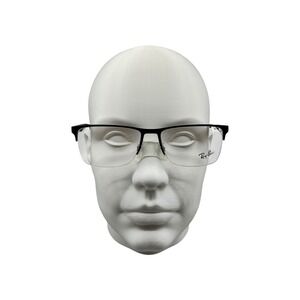 Ray Ban RX6335 2503 Matte Black Eyeglasses Full Rim Rectangular 56 17